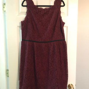 Maroon/Burgundy Bridesmaid Dress